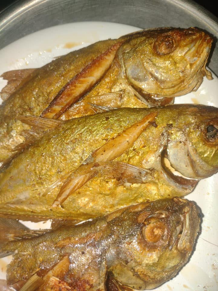 Pescado frito caribeño